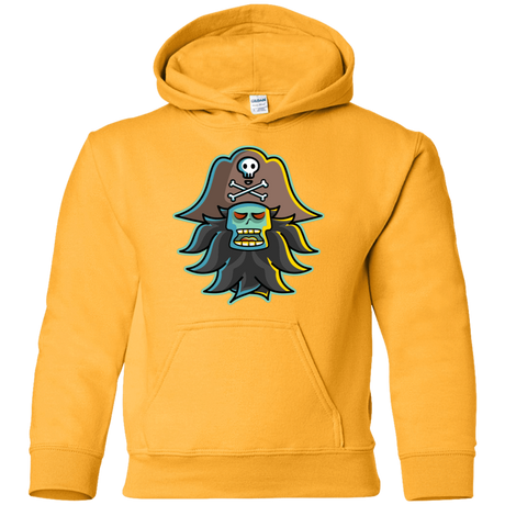 Sweatshirts Gold / YS Ghost Pirate LeChuck Youth Hoodie