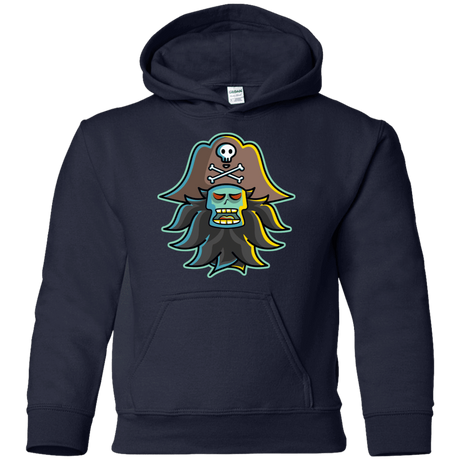 Sweatshirts Navy / YS Ghost Pirate LeChuck Youth Hoodie