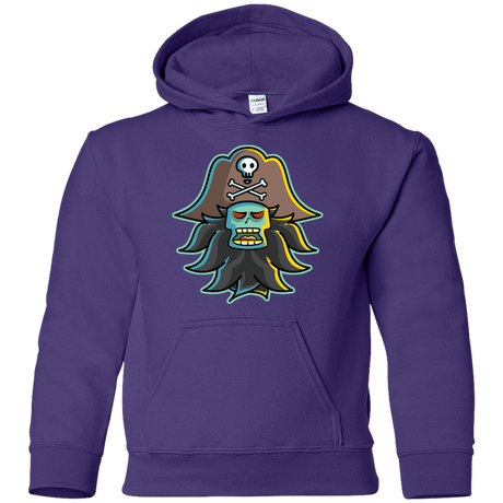 Sweatshirts Purple / YS Ghost Pirate LeChuck Youth Hoodie