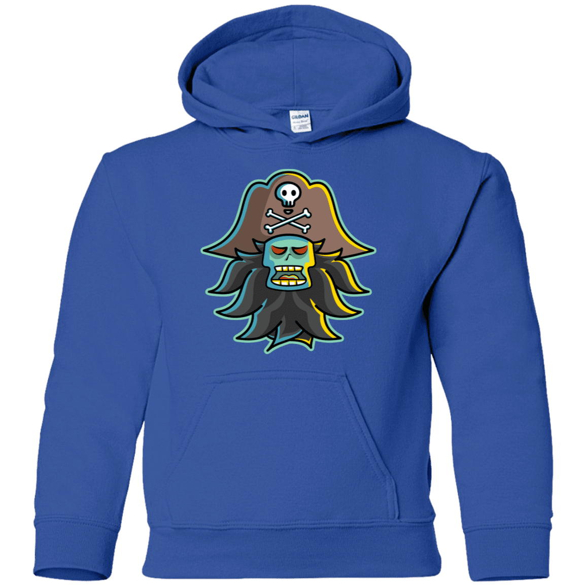 Sweatshirts Royal / YS Ghost Pirate LeChuck Youth Hoodie