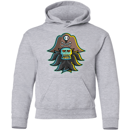 Sweatshirts Sport Grey / YS Ghost Pirate LeChuck Youth Hoodie