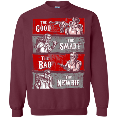 Sweatshirts Maroon / Small Ghost Wranglers Crewneck Sweatshirt