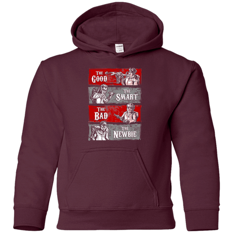 Sweatshirts Maroon / YS Ghost Wranglers Youth Hoodie