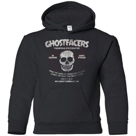 Sweatshirts Black / YS Ghostfacers Youth Hoodie
