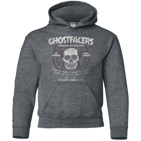 Sweatshirts Dark Heather / YS Ghostfacers Youth Hoodie
