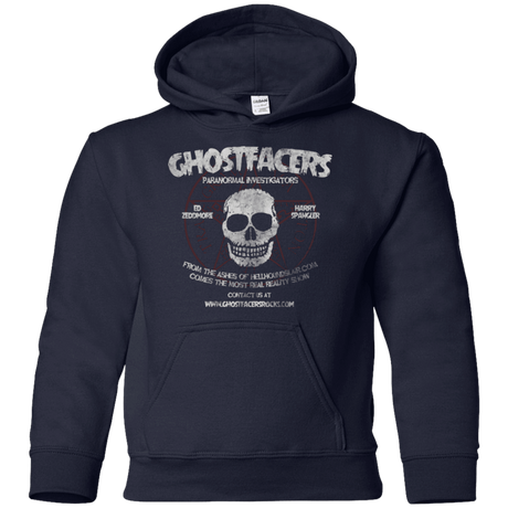 Sweatshirts Navy / YS Ghostfacers Youth Hoodie