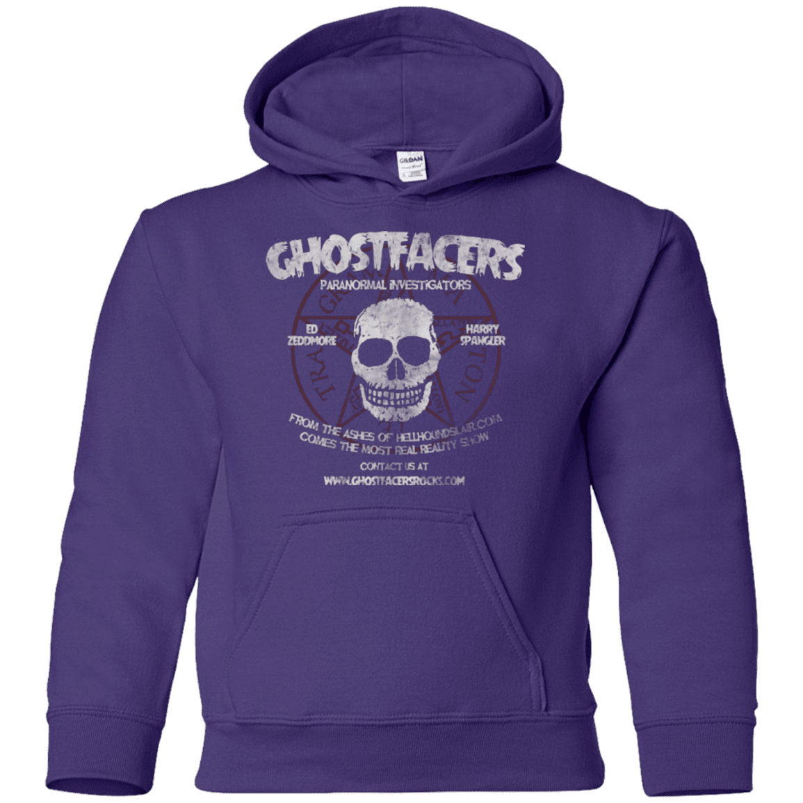 Sweatshirts Purple / YS Ghostfacers Youth Hoodie