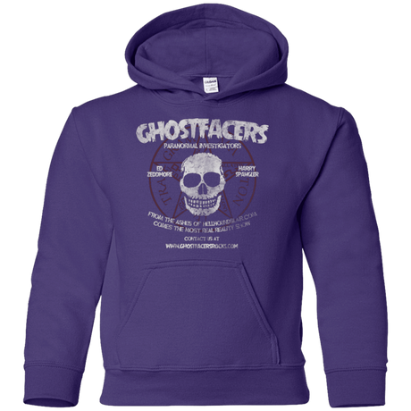 Sweatshirts Purple / YS Ghostfacers Youth Hoodie