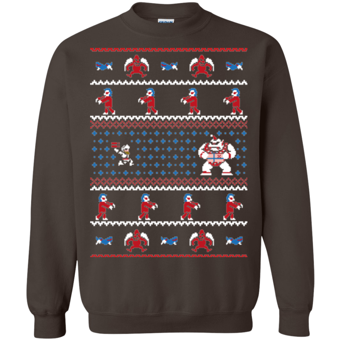 Sweatshirts Dark Chocolate / Small Ghosts n Goblins n Christmas Presents Crewneck Sweatshirt