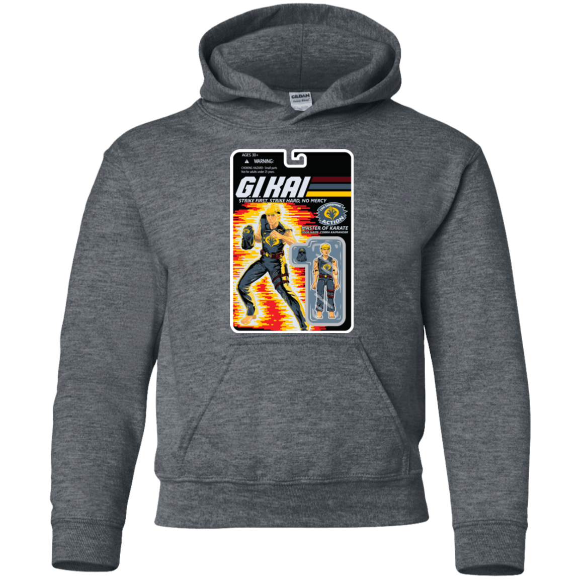 Sweatshirts Dark Heather / YS GI KAI Youth Hoodie