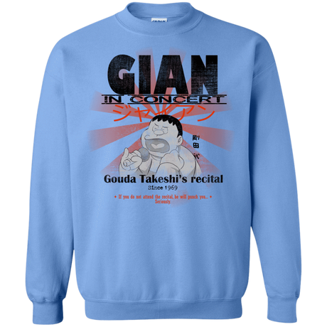 Sweatshirts Carolina Blue / Small Gian Concert Crewneck Sweatshirt
