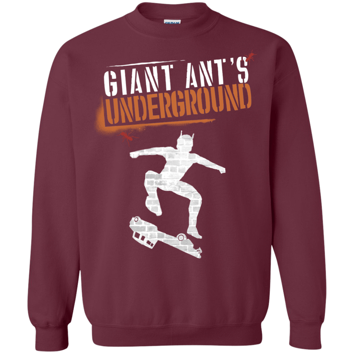 Sweatshirts Maroon / S Giant Ants Crewneck Sweatshirt