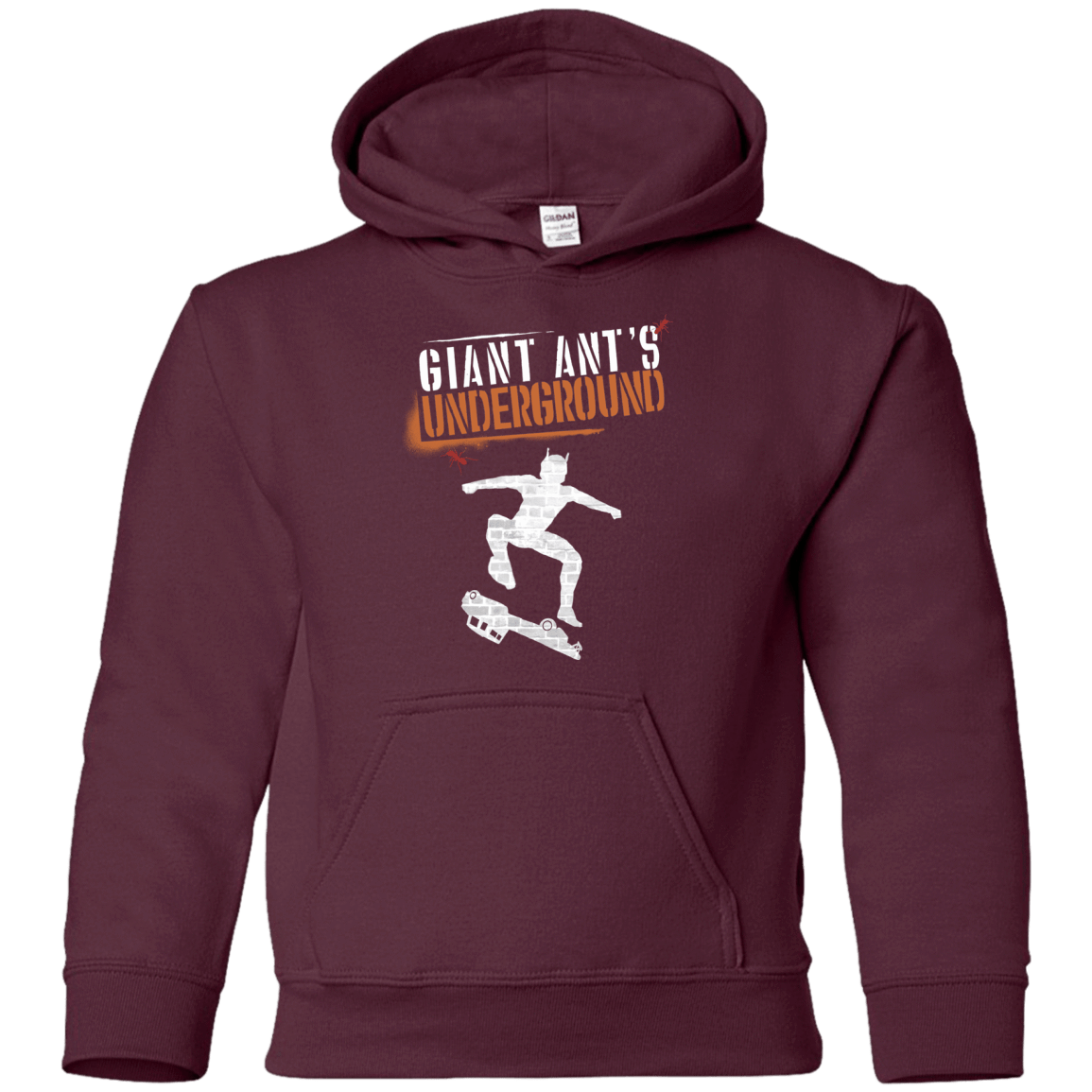Sweatshirts Maroon / YS Giant Ants Youth Hoodie