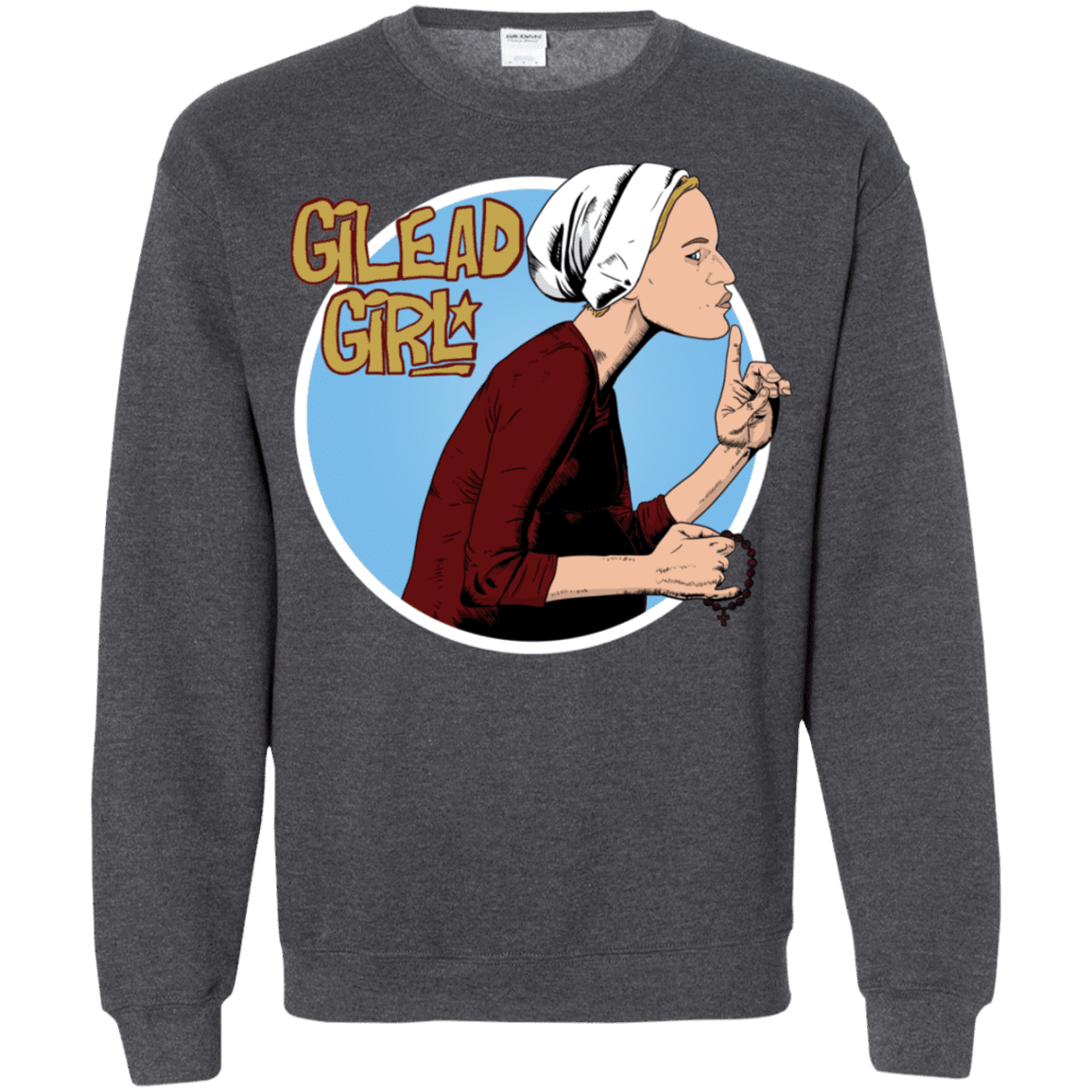 Sweatshirts Dark Heather / S Gilead Girl Crewneck Sweatshirt