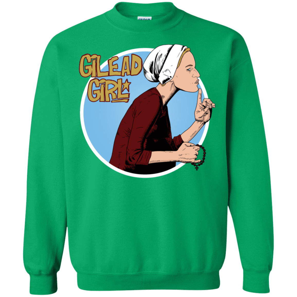 Sweatshirts Irish Green / S Gilead Girl Crewneck Sweatshirt