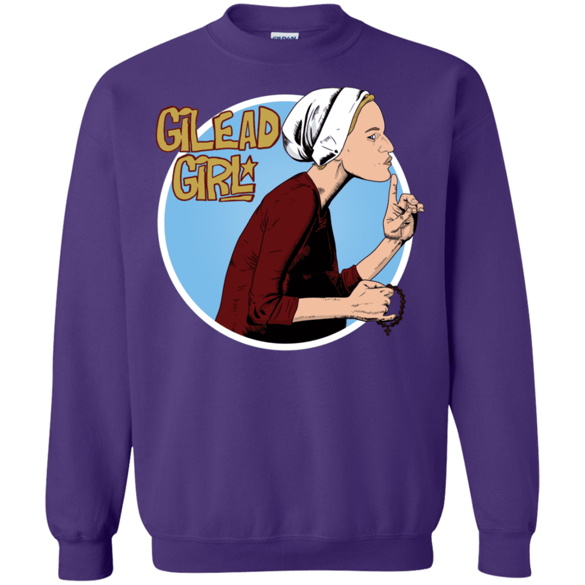 Sweatshirts Purple / S Gilead Girl Crewneck Sweatshirt