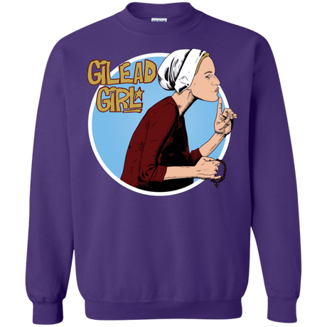 Sweatshirts Purple / S Gilead Girl Crewneck Sweatshirt