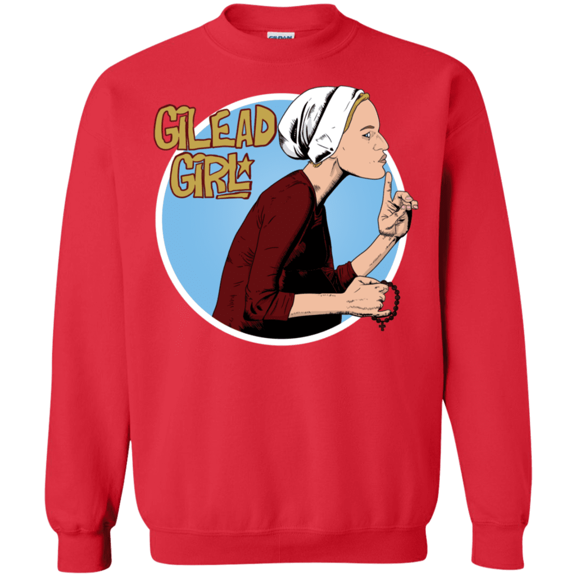 Sweatshirts Red / S Gilead Girl Crewneck Sweatshirt