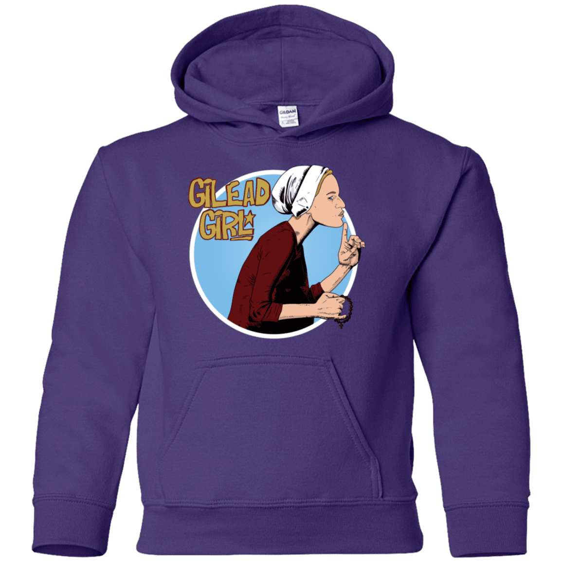 Sweatshirts Purple / YS Gilead Girl Youth Hoodie
