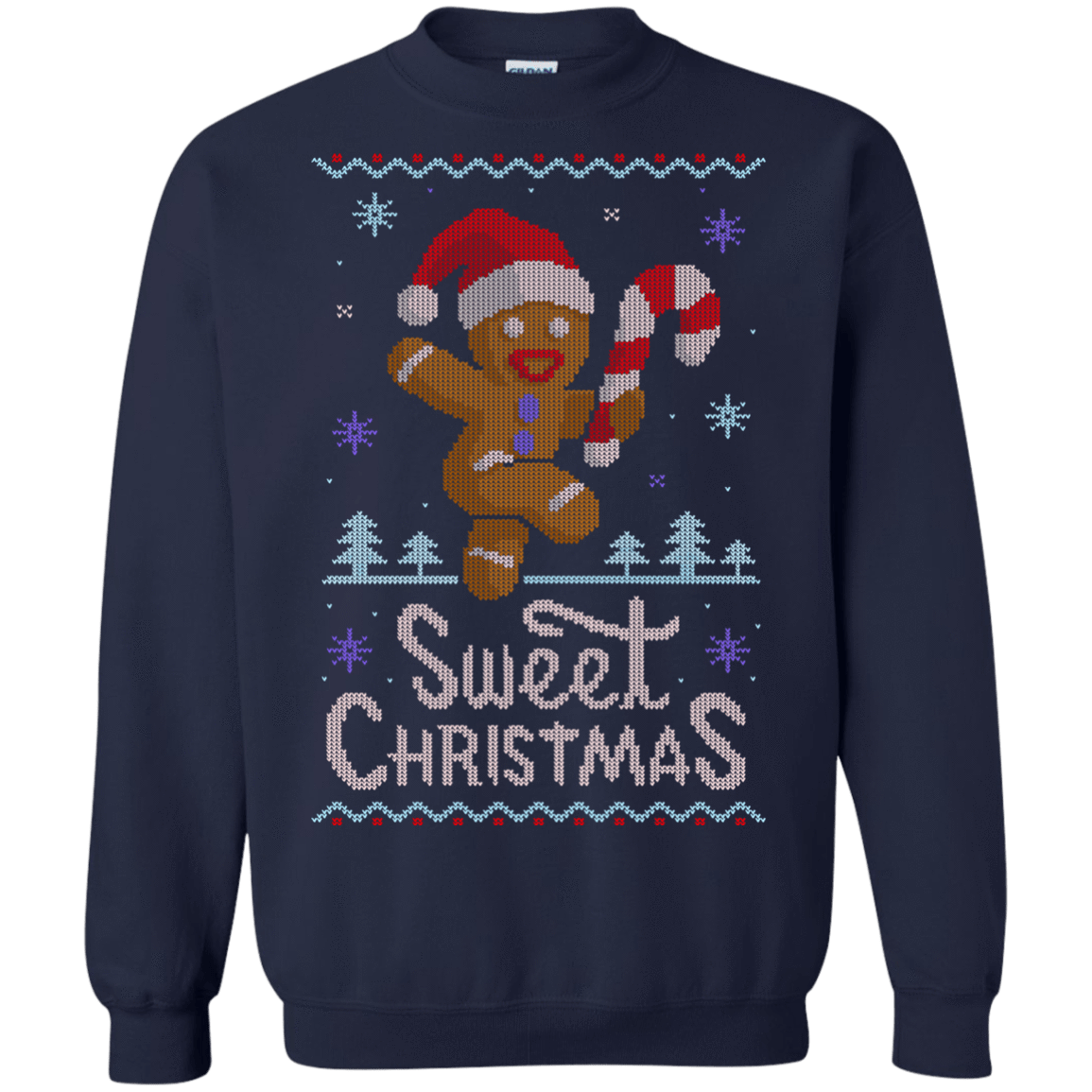 Sweatshirts Navy / Small Ginger Bread Sweater Crewneck Sweatshirt