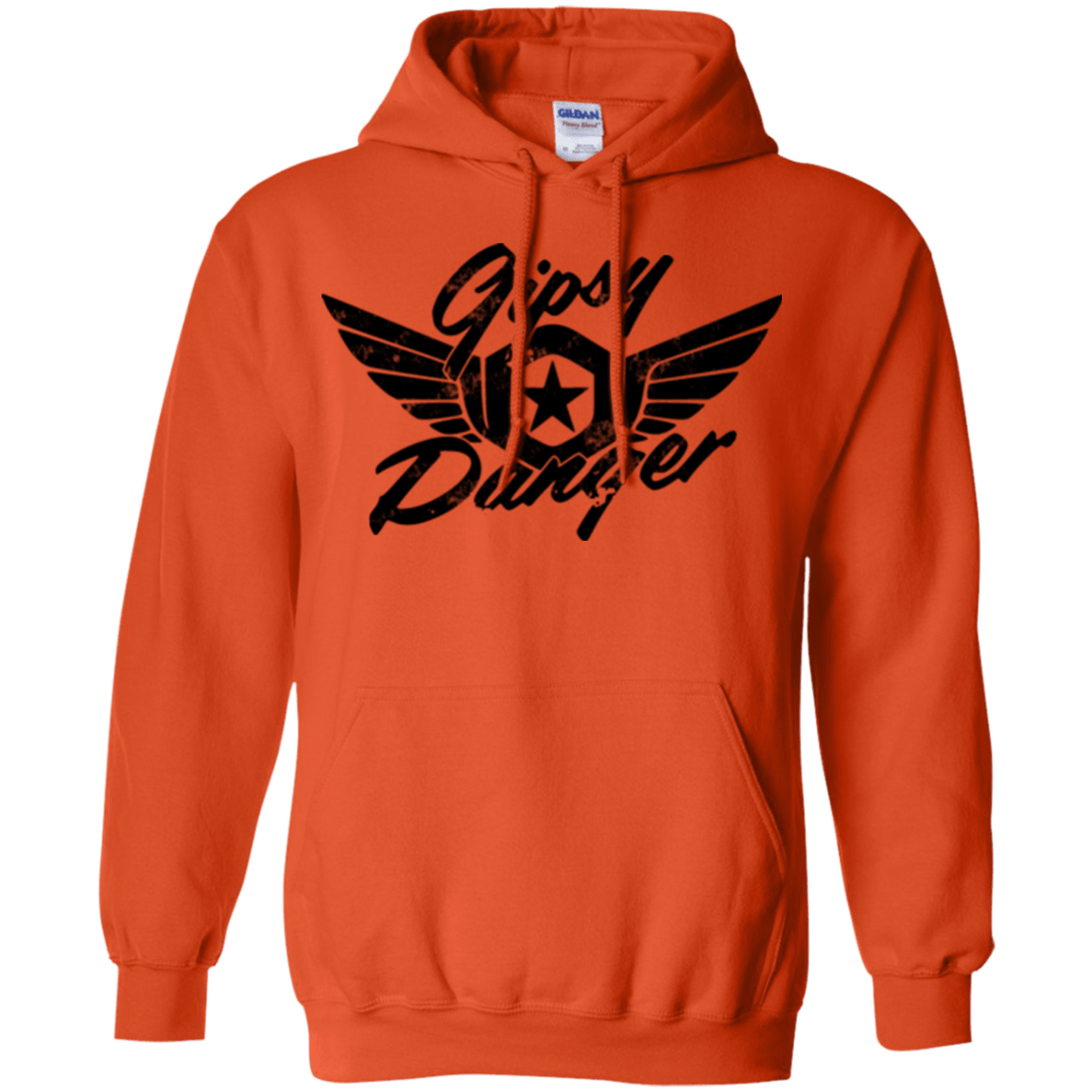 Sweatshirts Orange / Small Gipsy danger Pullover Hoodie