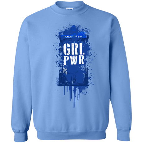 Sweatshirts Carolina Blue / S Girl Power Crewneck Sweatshirt