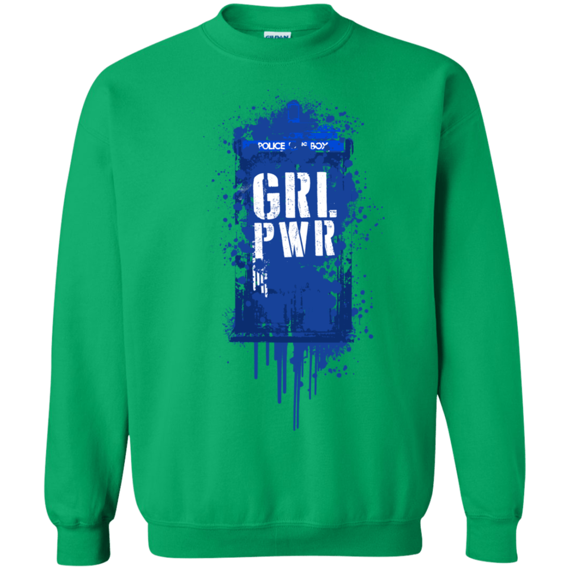 Sweatshirts Irish Green / S Girl Power Crewneck Sweatshirt