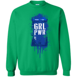 Sweatshirts Irish Green / S Girl Power Crewneck Sweatshirt