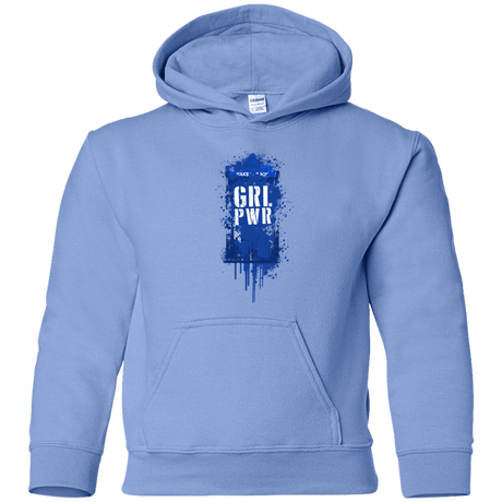 Sweatshirts Carolina Blue / YS Girl Power Youth Hoodie