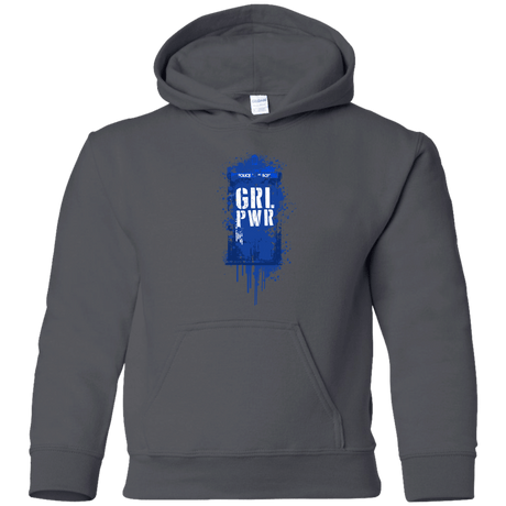 Sweatshirts Charcoal / YS Girl Power Youth Hoodie