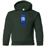 Sweatshirts Forest Green / YS Girl Power Youth Hoodie