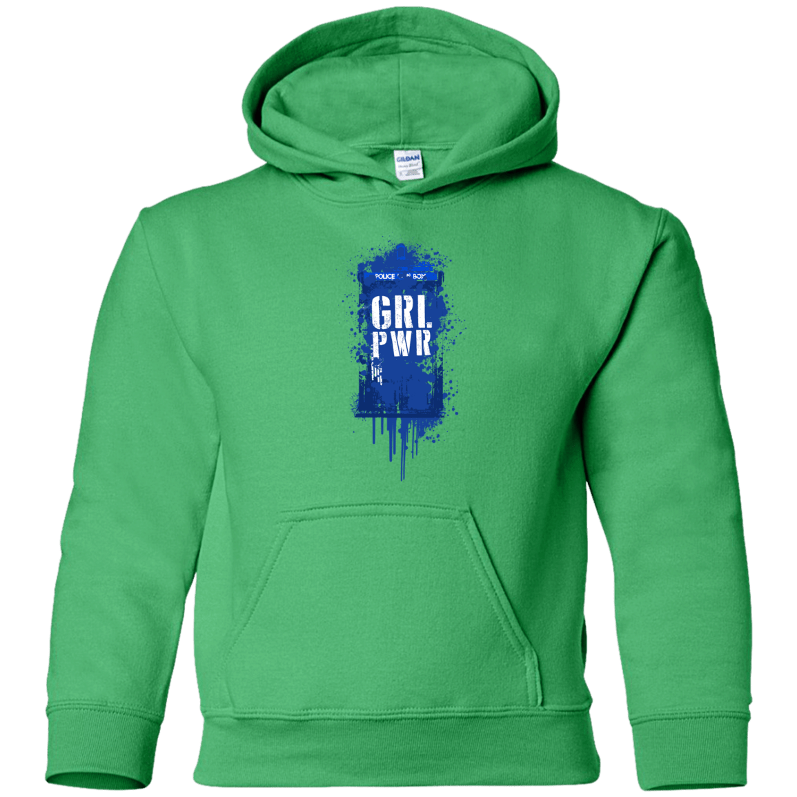 Sweatshirts Irish Green / YS Girl Power Youth Hoodie