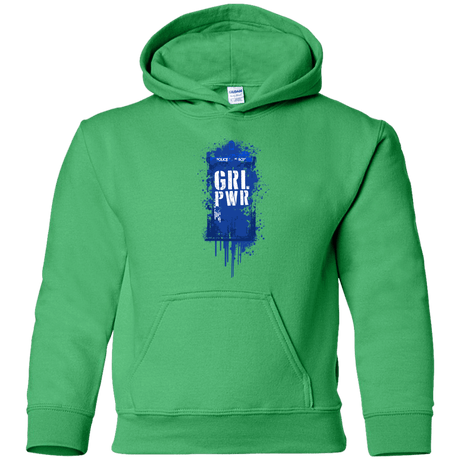 Sweatshirts Irish Green / YS Girl Power Youth Hoodie