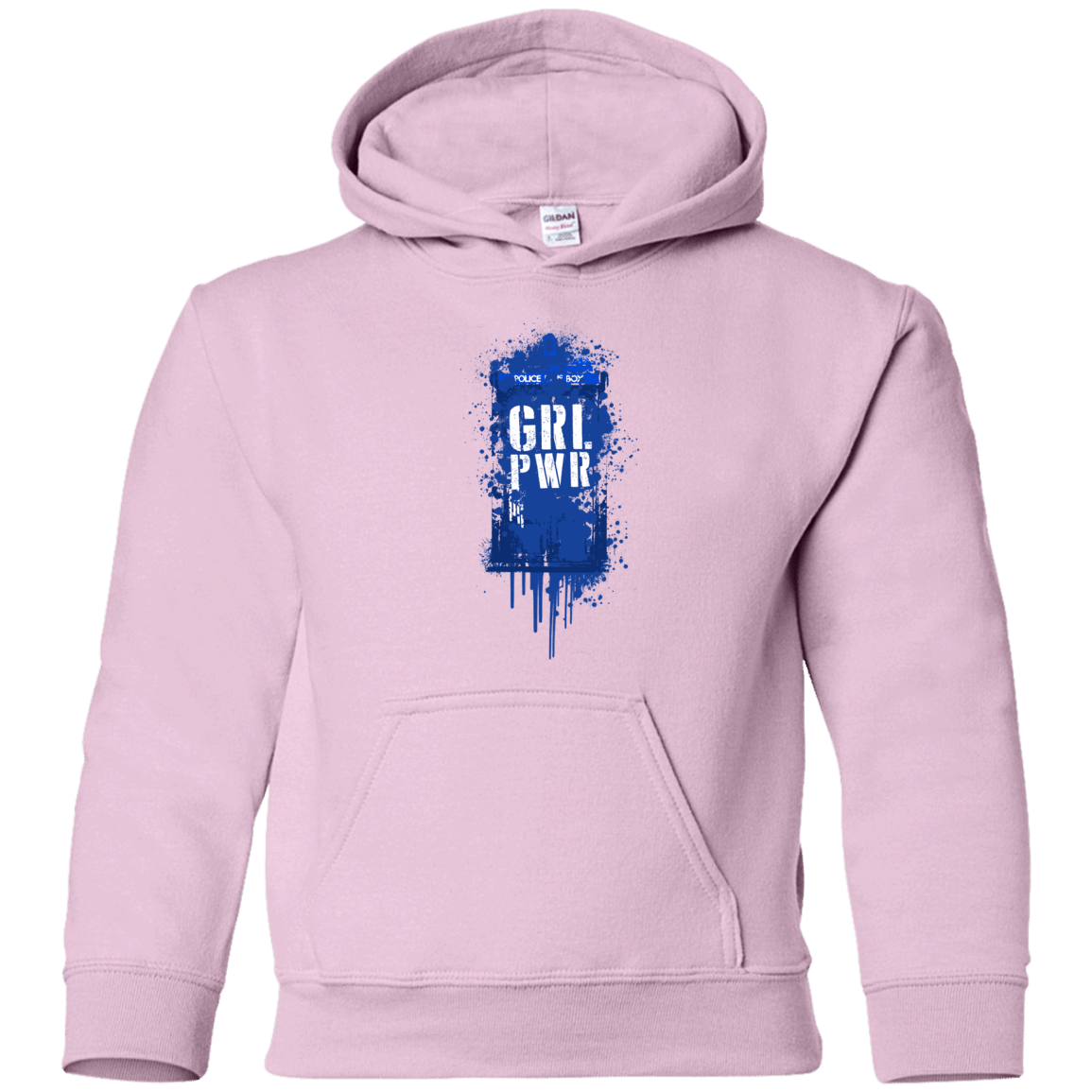 Sweatshirts Light Pink / YS Girl Power Youth Hoodie