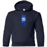 Sweatshirts Navy / YS Girl Power Youth Hoodie