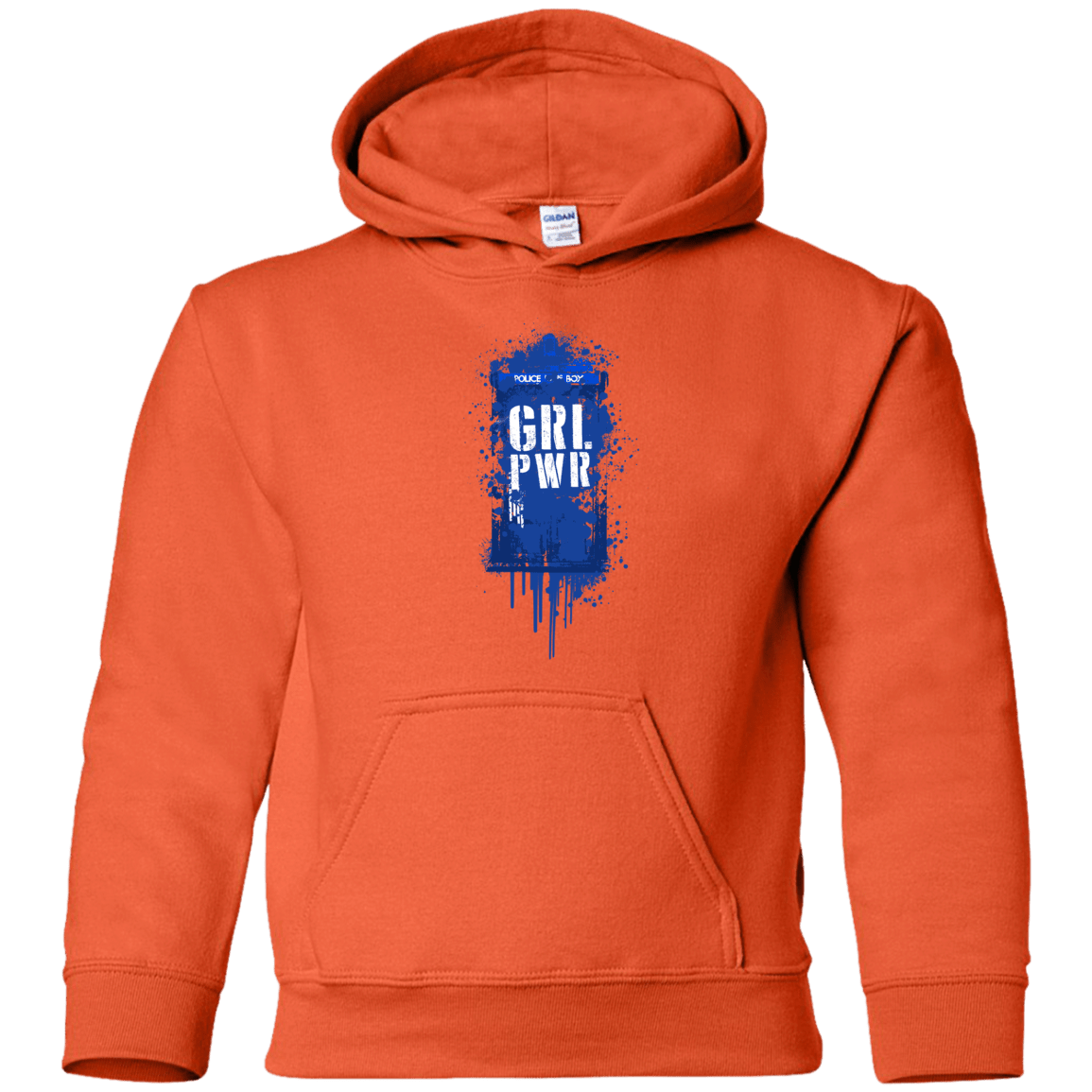 Sweatshirts Orange / YS Girl Power Youth Hoodie