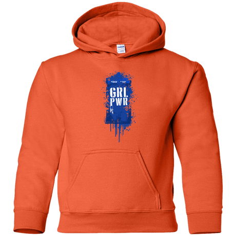 Sweatshirts Orange / YS Girl Power Youth Hoodie