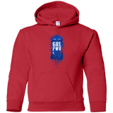Sweatshirts Red / YS Girl Power Youth Hoodie