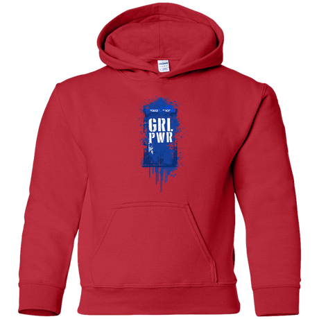 Sweatshirts Red / YS Girl Power Youth Hoodie