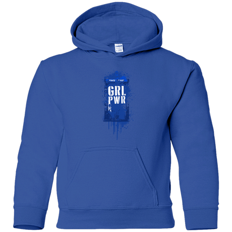 Sweatshirts Royal / YS Girl Power Youth Hoodie