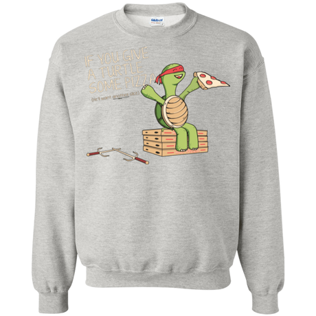 Sweatshirts Ash / Small Give a Turtle Crewneck Sweatshirt