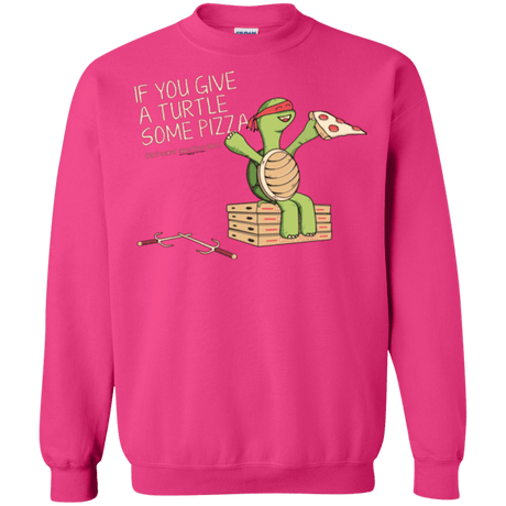 Sweatshirts Heliconia / Small Give a Turtle Crewneck Sweatshirt