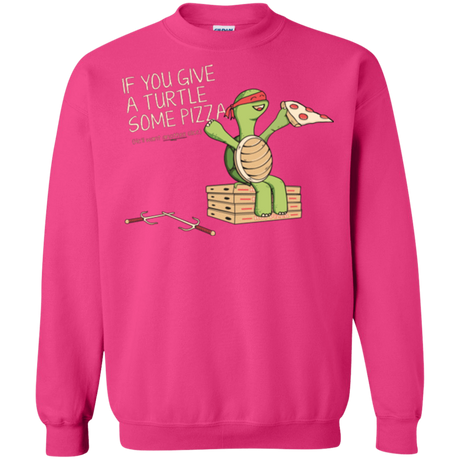 Sweatshirts Heliconia / Small Give a Turtle Crewneck Sweatshirt