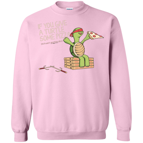 Sweatshirts Light Pink / Small Give a Turtle Crewneck Sweatshirt