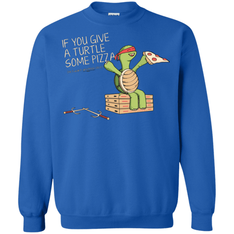 Sweatshirts Royal / Small Give a Turtle Crewneck Sweatshirt