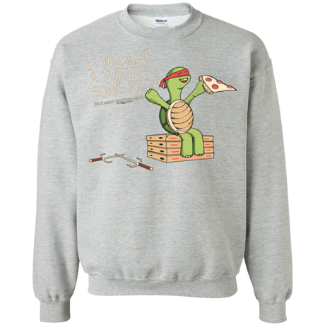 Sweatshirts Sport Grey / Small Give a Turtle Crewneck Sweatshirt