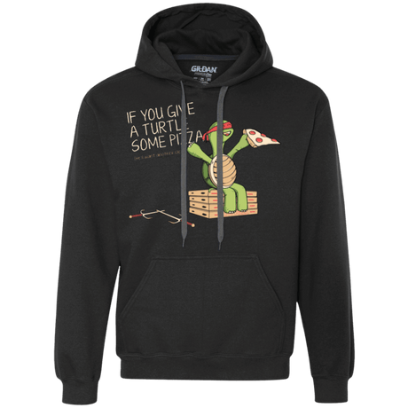 Sweatshirts Black / Small Give a Turtle Premium Fleece Hoodie