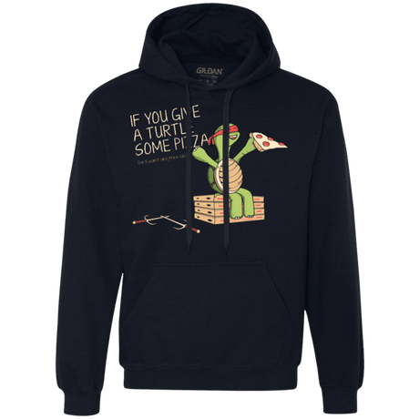 Sweatshirts Navy / Small Give a Turtle Premium Fleece Hoodie