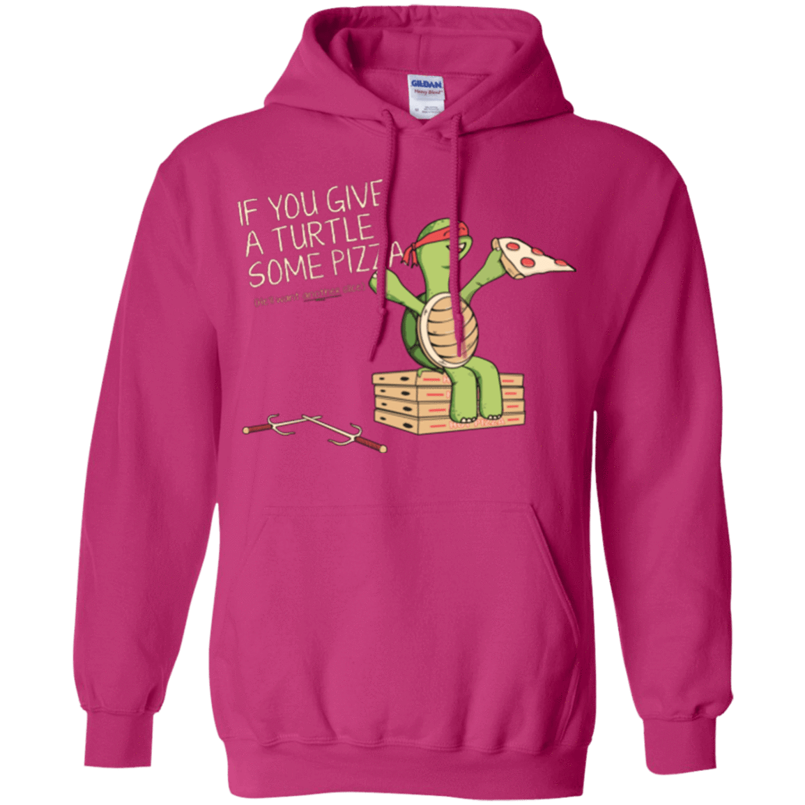 Sweatshirts Heliconia / Small Give a Turtle Pullover Hoodie