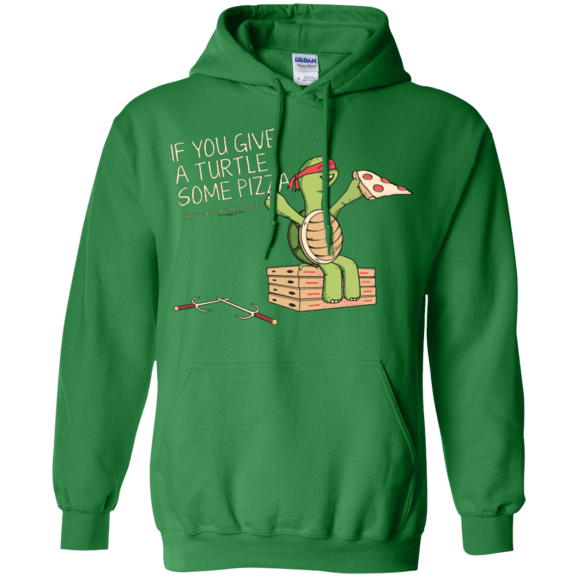 Sweatshirts Irish Green / Small Give a Turtle Pullover Hoodie